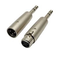 Adaptateur TRS 6,35 mm stéréo vers XLR mâle, prise TRS 6,35 mm mâle vers femelle, jack 3 pôles, adaptateur XLR TRS 1/4 pouce, adaptateur XLR pour haut-parleur 1/4