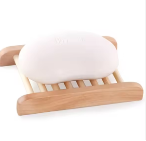 Jabonera de Bambú Rectangular con Logotipo Personalizado, Accesorios de Baño de Bambú - Product Image 2