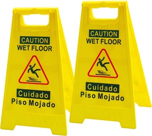 Taşınabilir Katlanabilir Uyarı Levhası |   Sarı A Şeklinde Güvenlik Zemin Levhası - Product Image 6