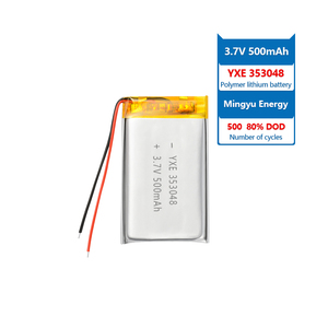 An toàn cao 3.7V/500mAh Pouch pin <span class=keywords><strong>Lithium</strong></span> ion có thể sạc lại nhỏ người tiêu dùng điện tử mô hình 353048 - Product Image 1