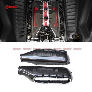 Nouveauté : Cache d'admission d'air moteur en fibre de carbone sèche style OEM pour Ferrari 458 - Product Image 1