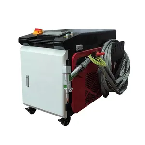 Mesin las laser genggam portabel, 100w / 1500w mesin las laser genggam/peralatan laser industri shanghai