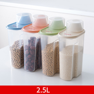 BPA Free Clear Pantry Organization Grain Storage Box Kitchen Rice Dispenser Grain <strong>Flour</strong> Plastic Food Storage <strong>Container</strong> - Product Image 4
