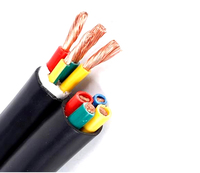Kabel Daya Fleksibel VVR 0.6/1kV Tembaga Murni Isolasi PVC 2/3/4/5 Inti 1.5-35mm² Pengkabelan Peralatan Industri Bersertifikasi CE