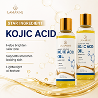 LAMARINE Huile Essentielle Pure 100% Naturelle et Biologique, Éclaircissante pour la Peau, à base de Noix de Coco, Huile d'Olive, Acide Kojique, Glutathion, Raffermissante et Unifiante
