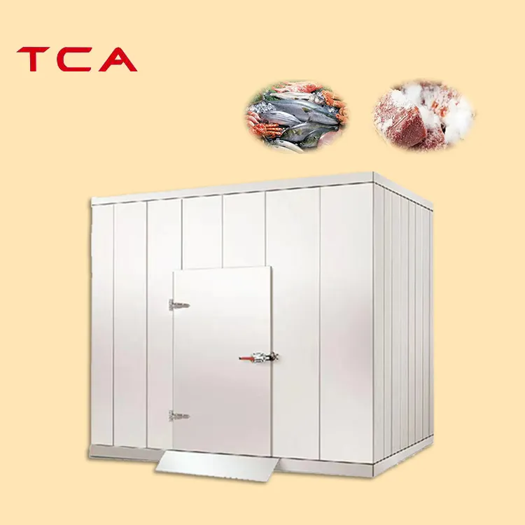 Resfriador industrial sala de armazenamento frio com unidade condensadora para a carne/vegetais congelar frio