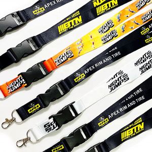 Cheap Personalized Neck Tool <b>Polyester</b> Thermal Transfer Printing <b>Lanyards</b> With Logo Custom - Product Image 2