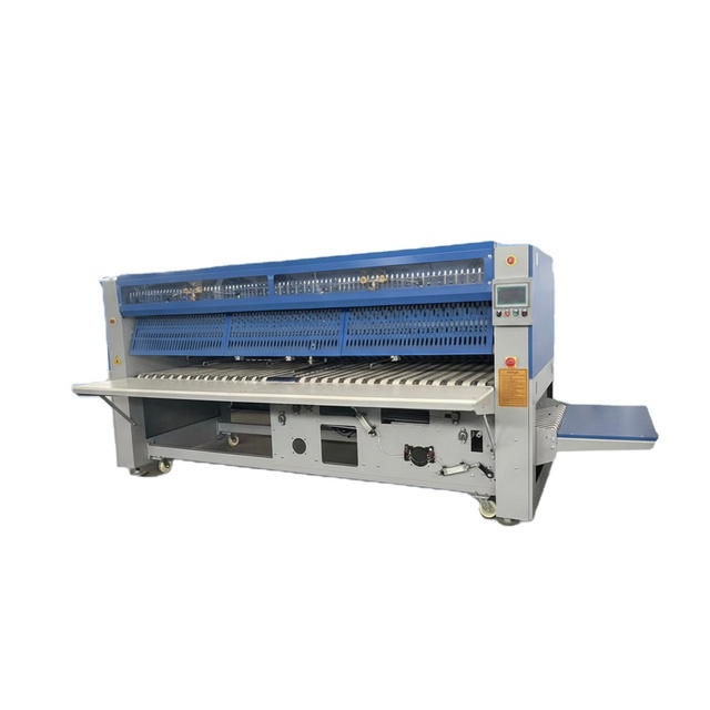 AIDI Electric New Commercial Stainless Steel 2750W Automatic Linen Folding Machine for Hotel Laundry Sheet Towel