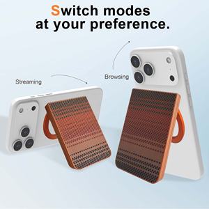 <span class=keywords><strong>Porte</strong></span>-cartes <span class=keywords><strong>rigide</strong></span> en cuir PU de <span class=keywords><strong>luxe</strong></span> avec support, personnalisable (logo, motif, couleur), pour hommes et femmes - Product Image 2