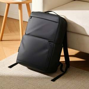 Sac à dos pour <span class=keywords><strong>ordinateur</strong></span> <span class=keywords><strong>portable</strong></span> en PU durable et résistant à l'usure, avec logo personnalisé, pour hommes, style simple, décontracté, idéal pour le bureau, les étudiants et le quotidien. - Product Image 6