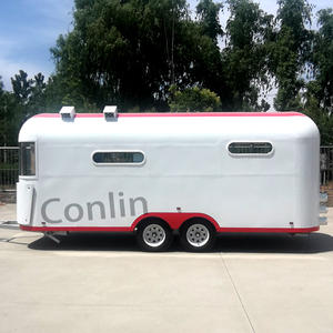 Camion de restauration spacieux, <span class=keywords><strong>remorque</strong></span> de restauration mobile, camion de restauration en acier inoxydable - Product Image 4