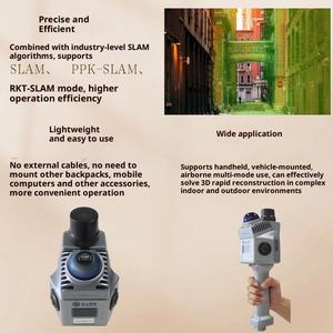 GEOSUN Gs-200G el gümüş 5W lazer tarayıcı OEM ABS malzeme kullanılan Slam üç boyutlu yüksek hassasiyetli koordinat - Product Image 3