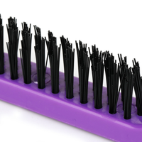 Ensemble de peignes à cheveux professionnels en queue de rat pour plusieurs styles de cheveux, logo personnalisé, ensemble de peignes de coiffure pour salon de coiffure