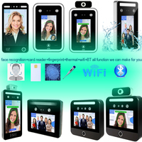 Sistema de reconocimiento facial con pantalla táctil, visión nocturna, software gratuito, SDK TCP/IP, impermeable, con detección de movimiento y función de reinicio.