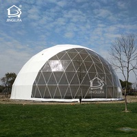20m 25m 30m grand dôme igloo géodésique tente chapiteau de salon commercial étanche fête commerciale mariage événement dôme