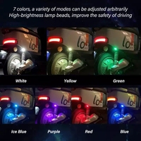 Motorrad LED RGB Warnleuchte Universelle Auto-Mini-Signalleuchte Drohne Mit Fernbedienung Stroboskoplicht 7-Farben-Anzeige Sicherheitslampe