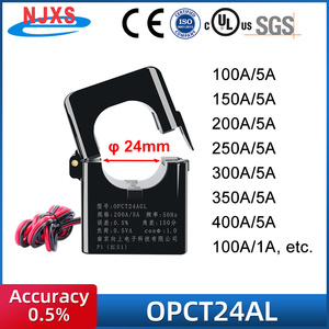 Transformador de Corriente Tipo Pinza NJXS 1A 5A 10A 20A 30A 50A 100A OPCT10AL 16AL 24AL 35AL Transformador de Corriente de Núcleo Dividido 200A 400A 600A - Product Image 4