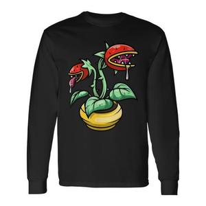 T-shirt à manches longues pour enfants Venus Flytrap, motif monstre végétal - Product Image 1