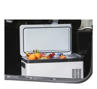 Mini compresseur, congélateur de voiture, nouveau refroidisseur horizontal pour voiture et maison, double usage 12V/24V/AC 220V