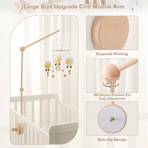 Soporte Giratorio para Móvil de Cuna de Madera de Haya para Decoración de Cuarto de Bebé - Product Image 5