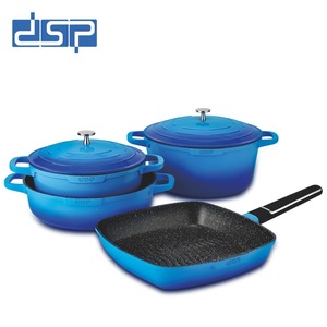 DSP Non-Stick Cookware <b>Set</b> 4-Piece Frying Pan Soup <b>Pot</b> Induction Gas Stove Compatible Household Kitchen <b>Set</b> - Product Image 3