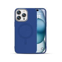 Étui de téléphone magnétique antichoc en TPU PinJun pour 16 Pro Max avec support portable, vente en gros d'usine