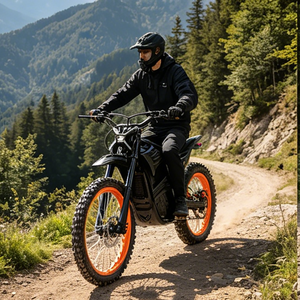 Vélo électrique <span class=keywords><strong>tout</strong></span>-<span class=keywords><strong>terrain</strong></span> professionnel 8000W de puissance de pointe à moteur central pour adultes, idéal pour l'escalade en montagne et le plaisir sur terrains difficiles. - Product Image 6