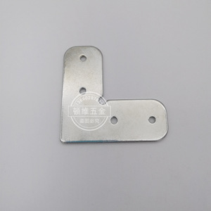 Support d'angle en aluminium, 2 mm, zingué, type standard, pour la décoration intérieure, portes, fenêtres, accessoires de quincaillerie - Product Image 2