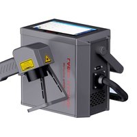 Machine de marquage laser à fibre portative - Nouveau modèle haute précision, prend en charge le format DXF.