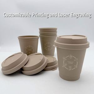100% Biodegradable Plant Fiber PLA-Free <b>Cup</b> Safe and Eco-Friendly <b>Plastic</b> <b>Cups</b> - Product Image 3