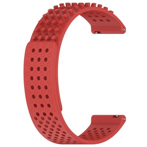 Correa de Silicona Transpirable para Reloj <span class=keywords><strong>Amazfit</strong></span> GTR <span class=keywords><strong>3</strong></span> <span class=keywords><strong>Pro</strong></span> 2E GTS 4 <span class=keywords><strong>3</strong></span> 2mini <span class=keywords><strong>Bip</strong></span> Lite, Estilo de Prensa, Agujeros Múltiples, 20mm, 22mm - Product Image 4