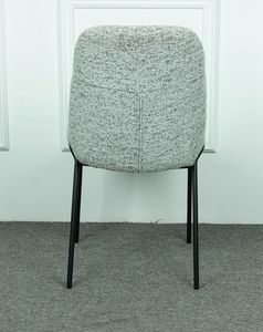 Chaise de salle à manger <span class=keywords><strong>scandinave</strong></span> moderne <span class=keywords><strong>et</strong></span> élégante en <span class=keywords><strong>blanc</strong></span>, gris doré, beige <span class=keywords><strong>et</strong></span> <span class=keywords><strong>noir</strong></span>-Meubles de maison avec design en <span class=keywords><strong>tissu</strong></span> - Product Image 5