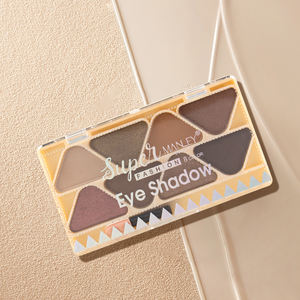 จานสีอายแชโดว์ 8 สีสามเหลี่ยมผิดปกติเคลือบมุกเนื้อเนื้อเนื้อเนื้อเนื้อเนื้อเนื้อราถูกจานสีอายแชโดว์ - Product Image 2
