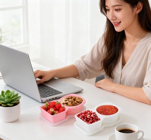 2025 cuten nhà máy tùy chỉnh bán buôn Silicone Nước Sốt món ăn ngoài trời Hộp Ăn Trưa tùy chỉnh hộp - Product Image 2