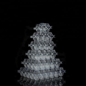 Sinh Thái Thân Thiện Với 100% Có Thể Tái Chế Khay Trứng 10 Gói Nhựa Ví dụ như Thùng Carton Rõ Ràng Trứng Bao Bì Hộp Cho Gà Tươi Trứng Lưu Trữ Container - Product Image 6