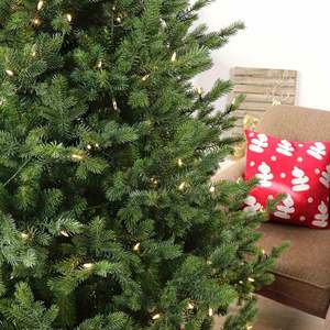 Yiwu Design High Quality Standing Christmas <b>Tree</b> PE&PET Green with <b>LED</b> Lights Foldable 210cm Indoor Use - Product Image 5