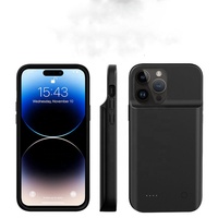 Étui de batterie externe en TPU souple OEM pour téléphone 15 Pro Max, batterie externe portable de secours 6000 mAh, chargeur de batterie