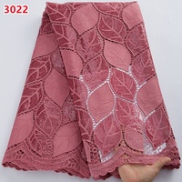 Tissu en dentelle africaine bleue à sequins 3022 en gros, dentelle guipure de haute qualité 2022, dernière dentelle française en cordon pour fêtes et mariages