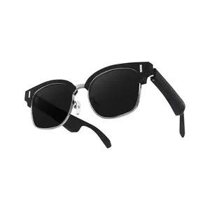 Yeni teknoloji Mp3 çalar ses gözlük güneş gözlüğü kamera ile BT Video akıllı gözlük