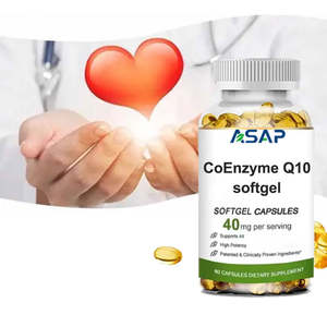 Suplemento Dietético de Coenzima Q10 de Grado Alimenticio OEM ASAP, 1000 mg, Cápsulas Blandas, Apoya la Salud del Corazón y la Inmunidad para Adultos - Product Image 1