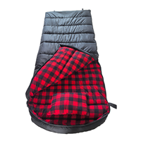 Sac de couchage extra large et spacieux en flanelle 100% coton, directement de l'usine, chaud et résistant au froid, idéal pour le camping et les voyages en plein air