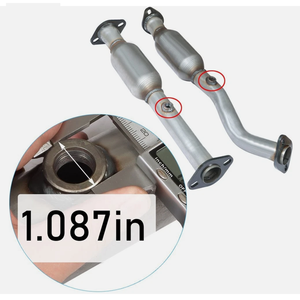 Juego de 4 piezas de colector de escape con catalizador de ajuste directo para Infiniti QX56 Base 5.6L 2004-2010, reparación atornillable - Product Image 3