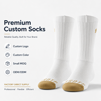 Chaussettes de course et de cyclisme légères personnalisées pour l'automne, élastiques, antidérapantes, à compression aérodynamique pour hommes, enfants et jeunes avec revers.