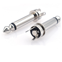 Adaptateur d'alimentation mâle personnalisé 6.35mm DC Plug avec connecteur de Transmission audio pour haut-parleurs Connecteurs audio et vidéo