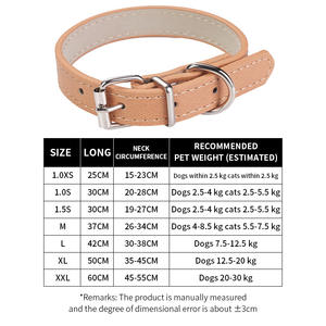 Verstelbare DIY PU lederen hondenhalsband met gespsluiting in Japanse en Koreaanse stijl voor hondenuitlaataccessoires - Product Image 6