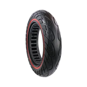 Neumático Sólido Sin Cámara 10X2.125 con Anillo Rojo y Absorción de Impactos para Patinetes <span class=keywords><strong>Xiaomi</strong></span> M365/PRO/PRO2/<span class=keywords><strong>1S</strong></span> y Kukirin M4/M4 Pro/G2 Max - Product Image 3
