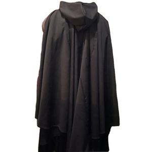 Capa de Bruja Medieval Negra Personalizada, Capa Larga de Poliéster de 3x5 Pies para Disfraz de Cosplay, Ideal para el Día de Todos los Santos - Product Image 5