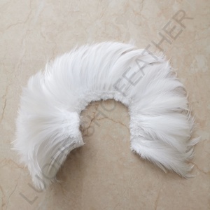 Plume de pêche à nouer à la mouche Offre Spéciale, col de coq naturel et coloré, crochet à plumes enfilées - Product Image 2
