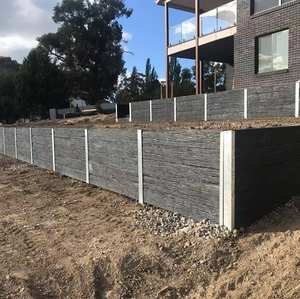 Australia dinding penahan galvanis H C beton Sleeper DIY Steel Post - Product Image 5