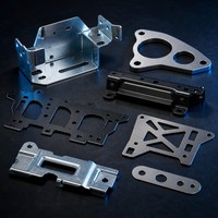 Pièces métalliques automobiles découpées au laser sur mesure, supports, brides, tôles d'acier inoxydable, service de découpe laser Gonuo OEM